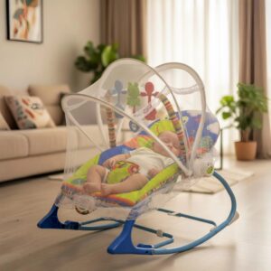 baby rocker with mosquito net for newborn baby in Bangladesh